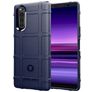 Mobigear Rugged Shield Coque Sony Xperia 5 Coque arrière en TPU Souple Anti-Chocs - Bleu