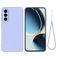 Mobigear Rubber Touch Coque Samsung Galaxy A57 Coque arrière en Silicone - Violet
