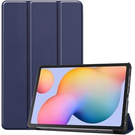Mobigear Tri-Fold Coque Samsung Galaxy Tab S6 Lite Etui - Dark Blue