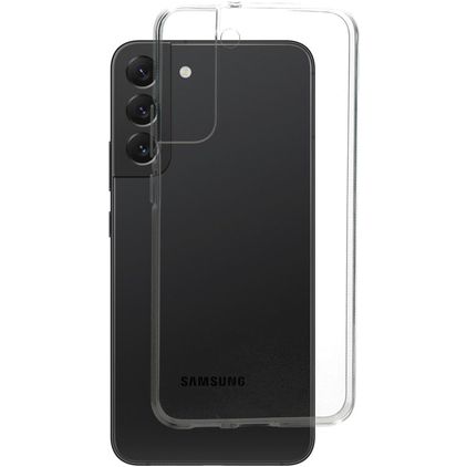 Mobiparts Classic Transparent Samsung Galaxy S22 Plus TPU souple Coque arrière - Transparent