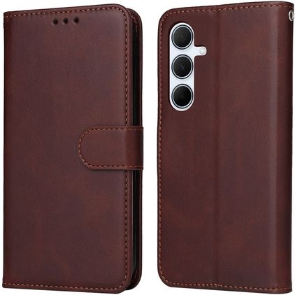 Mobigear Wallet Housse Samsung Galaxy A36 Etui Porte-Monnaie - Marron