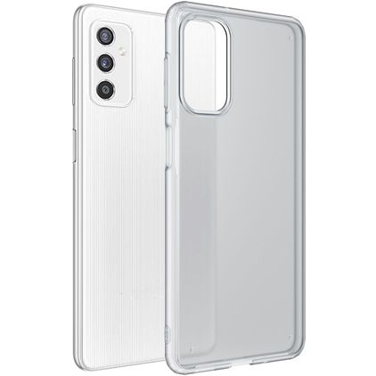 Mobigear Shockproof Coque Transparente Samsung Galaxy M52 Coque arrière Rigide Anti-Chocs - Transparent