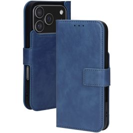 Mobiparts Classic Wallet Housse iPhone 17 Pro MagSafe Etui - Steel Blue