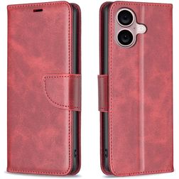 Mobigear Excellent Housse iPhone 16 Plus Etui Porte-Monnaie - Rouge