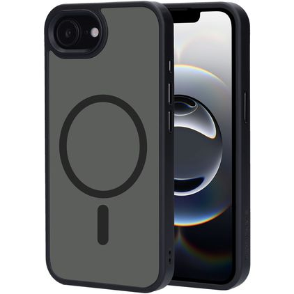 Mobiparts Hardcover Coque iPhone 17e MagSafe Coque arrière Rigide - Satin Black