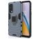 Mobigear Armor Ring Coque OnePlus Nord 2 Coque arrière Rigide Anti-Chocs avec Anneau-Support - Bleu