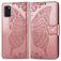 Mobigear Butterfly Samsung Galaxy A41 Étui Portefeuille - Rose doré