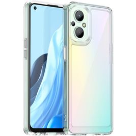 Mobigear Crystal Coque Transparente OPPO Reno 7 Lite Coque arrière Rigide - Transparent