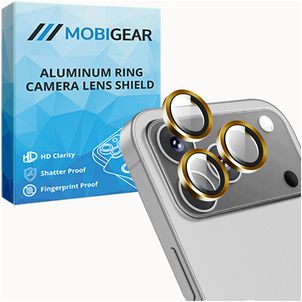 Mobigear Single Lens iPhone 17 Pro Verre trempé Protection Objectif Caméra - Compatible Coque - Orange