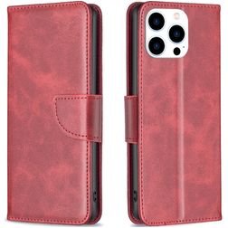 Mobigear Excellent Housse iPhone 15 Pro Etui Porte-Monnaie - Rouge