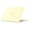 Mobigear Cream Matte MacBook Air 15 Pouces (2023-2025) Coque - Jaune - Model A2941 / A3114 / A3241