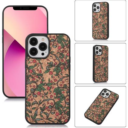 Mobigear Cork Coque iPhone 14 Coque arrière en TPU Souple - Model 4