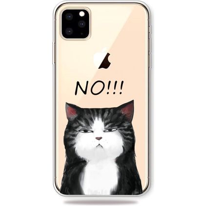 Mobigear Design iPhone 11 Pro Max TPU souple Coque arrière - Chat