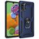 Mobigear Armor Ring Coque Samsung Galaxy A41 Coque arrière Rigide Anti-Chocs avec Anneau-Support - Bleu