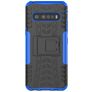 Mobigear Tire Coque LG V60 ThinQ Coque arrière Rigide Anti-Chocs avec Support Amovible - Noir / Bleu