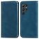 Mobigear Retro Slim Housse Samsung Galaxy S25 Ultra Etui Porte-Monnaie - Bleu