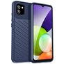 Mobigear Groove Coque Samsung Galaxy A03 Coque arrière en TPU Souple - Bleu