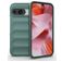 Mobigear Bumpy Coque Google Pixel 9 Pro Coque arrière en TPU Souple - Vert foncé