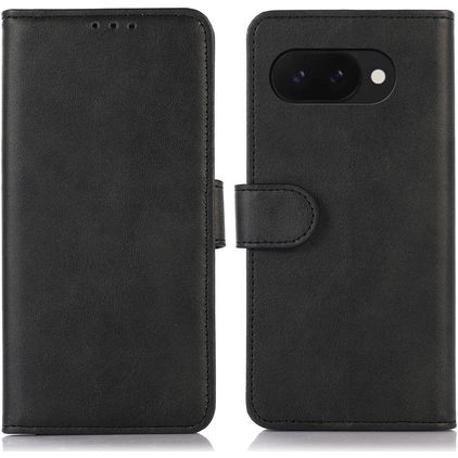 Mobigear Wallet Housse Google Pixel 9a Etui Porte-Monnaie - Noir