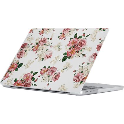 Mobigear Design MacBook Air 15 Pouces (2023-2026) Coque - Flowers - Model A2941 / A3114 / A3241 / A3448