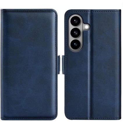 Mobigear Slim Magnet Samsung Galaxy S26 Étui Portefeuille - Bleu foncé