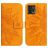 Mobigear Sunflower Motorola Moto G72 Étui Portefeuille - Cognac