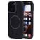 Mobiparts Slim Line iPhone 16 Pro MagSafe Plastique rigide Coque arrière - Onyx Black