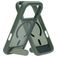 Mobiparts Hardcover Coque iPhone 18 Pro MagSafe Coque arrière Rigide avec Support Amovible - Satin Green
