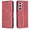 Mobigear Excellent Housse Samsung Galaxy S25 Etui Porte-Monnaie - Rouge