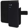 Mobiparts Housse Samsung Galaxy A16 MagSafe Etui avec Coque Détachable en Cuir Véritable Porte-Monnaie - Noir
