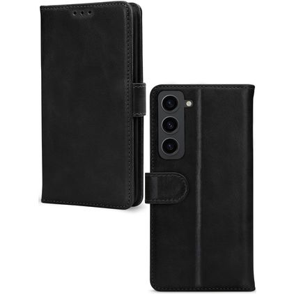 Mobilize Premium Gelly Wallet Housse Samsung Galaxy S23 Plus Etui Porte-Monnaie - Noir