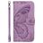 Mobigear Butterfly Housse Xiaomi 13 Ultra Etui Porte-Monnaie - Violet