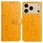 Mobigear Flowers Housse iPhone 17 Pro Etui Porte-Monnaie - Jaune