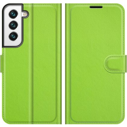 Mobigear Classic Samsung Galaxy S22 Étui Portefeuille - Vert