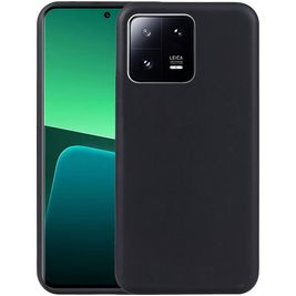 Mobigear Basics Coque Xiaomi 14T Coque arrière en TPU Souple - Noir