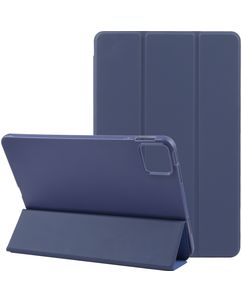 Mobigear Tri-Fold Gel Coque iPad Air 11 Pouces (2025) Etui en TPU,Similicuir - Dark Blue