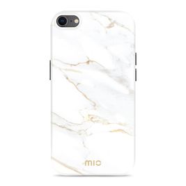 MIO Coque iPhone SE (2020) MagSafe Coque arrière Rigide - White Marble