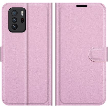 Mobigear Classic Housse POCO X3 GT Etui Porte-Monnaie - Rose