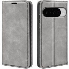 Mobigear Retro Slim Housse Google Pixel 10 Etui Porte-Monnaie - Gris