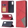 Mobigear Rhombus Slim Housse Samsung Galaxy S20 FE Etui - Rouge