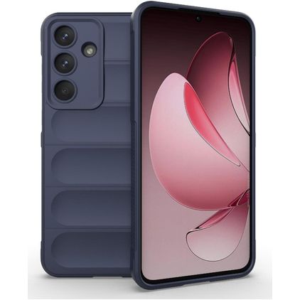 Mobigear Bumpy Samsung Galaxy S25 FE TPU souple Coque arrière - Bleu foncé