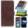 Mobigear Croco Housse Motorola Moto E22 Etui Porte-Monnaie - Marron