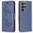 Mobigear Butterfly Housse Samsung Galaxy S24 Ultra Etui Porte-Monnaie - Bleu