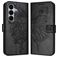 Mobigear Butterfly Housse Samsung Galaxy A27 Etui Porte-Monnaie - Noir