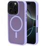 Mobiparts Hardcover Coque iPhone 16 Pro MagSafe Coque arrière Rigide - Satin Lila