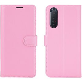 Mobigear Classic Housse Sony Xperia 5 II Etui Porte-Monnaie - Rose