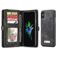 Caseme 008 Housse iPhone X Etui avec Coque Détachable Porte-Monnaie - Noir