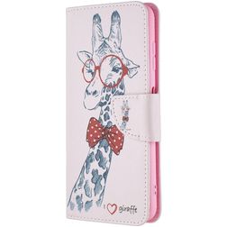 Mobigear Design Housse Nokia G20 Etui Porte-Monnaie - Girafe