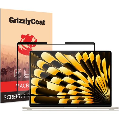 GrizzlyCoat Premium MacBook Air 15 pouces (2023-2026) Protection d'écran Film - Compatible coque