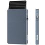 Valenta Cardprotector - Porte Cartes en en Aluminium - 7 Cartes - Compatible MagSafe - Gris